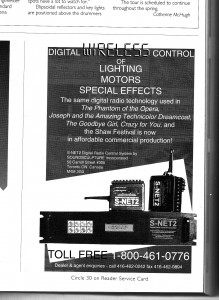 Soundsculpture SNET2 Magazine Ad, Lighting Dimensions January 1994 Soundsculpture SNET2 Magazine Ad - 1994